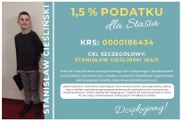 1,5% podatku dla Stasia