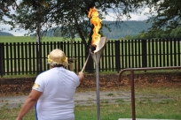 Zapalanie symbolicznego znicza olimpijskiego