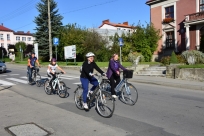 Uczestnicy na trasie rajdu