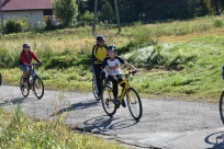 Uczestnicy na trasie rajdu