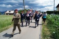 Przemarsz kolumny na miejsce uroczystości, fot. organizatorzy