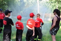 Ćwiczenia praktyczne strażaków fot. Patrycja Białas