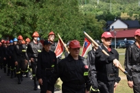 Zakończenie obozu szkoleniowego młodzieżowych drużyn pożarniczych Powiatu Mikołowskiego oraz Gminy Goleszów.