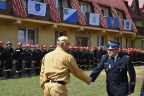 Zakończenie obozu szkoleniowego młodzieżowych drużyn pożarniczych Powiatu Mikołowskiego oraz Gminy Goleszów.