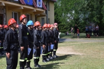 Zakończenie obozu szkoleniowego młodzieżowych drużyn pożarniczych Powiatu Mikołowskiego oraz Gminy Goleszów.