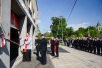 Uroczyste otwarcie i poświęcenie wyremontowanych pomieszczeń garażowych