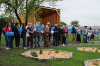 Odsłonięcie tablicy i ławeczki jubileuszowej