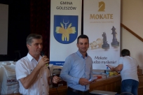 Wójt Krzysztof Glajcar dziękuje za udział w turnieju