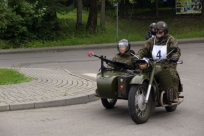 Wojskowy, zabytkowy motocykl