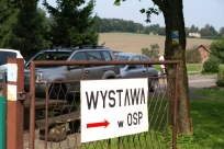 Baner na płocie "Wystawa"