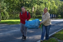 Uczestnicy akcji sprzątania