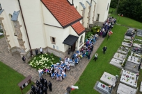 Odsłonięcie kamienia i ławeczki jubileuszowej o raz złożenie kapsuły czasu
