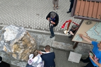 Odsłonięcie kamienia i ławeczki jubileuszowej o raz złożenie kapsuły czasu