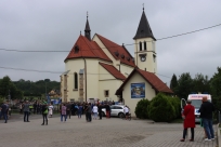 Odsłonięcie kamienia i ławeczki jubileuszowej oraz złożenie kapsuły czasu