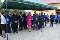Odsłonięcie kamienia i ławeczki jubileuszowej oraz złożenie kapsuły czasu