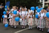 Odsłonięcie kamienia i ławeczki jubileuszowej oraz złożenie kapsuły czasu