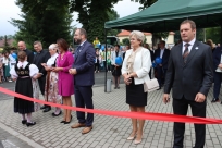Odsłonięcie kamienia i ławeczki jubileuszowej oraz złożenie kapsuły czasu