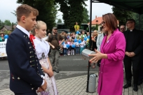 Odsłonięcie kamienia i ławeczki jubileuszowej oraz złożenie kapsuły czasu