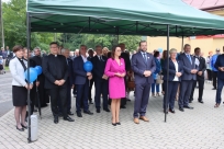 Odsłonięcie kamienia i ławeczki jubileuszowej oraz złożenie kapsuły czasu