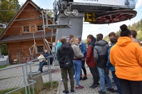 Skocznia narciarska  - wyciąg krzesełkowy 7 października