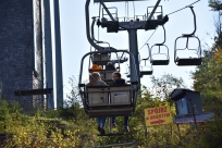 Skocznia. Wjazd wyciągiem7 października