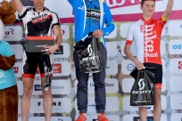 Mateusz Nieboras na pierwszym podium