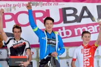 Mateusz Nieboras na podium