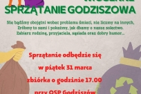 Plakat Wiosenne sprzątanie Godziszowa