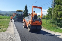 Goleszów Równia, ul. Przelotowa w trakcie remontu