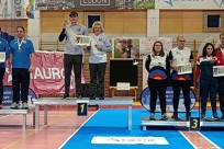 Anna Stanieczek i Przemysław Konecki na podium