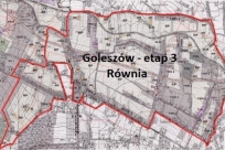 Zakres opracowania - Goleszów - etap 3 - Równia