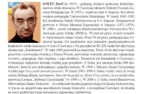 Józef Golec - Opis ze zdjęciem