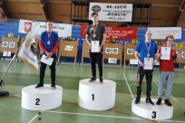 Przemysław Konecki na najwyższym stopniu podium, fot. LUKS