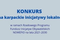 Konkurs na karpackie inicjatywy