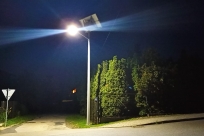 Lampa solarna w Goleszowie, fot. J. Macura