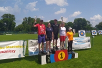 Anna Stanieczek i Przemysław Konecki na najwyższym stopniu podium, fot. Orlik