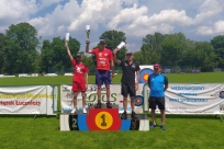 Przemysław Konecki na trzecim stopniu podium