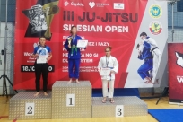 Katowice, Najmila Brudny na 3. miejscu podium, fot. z archiwum zawodniczki