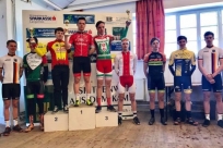 Mateusz Nieboras na najwyższym stopniu podium, fot. z archiwum rodzinnego zawodnika