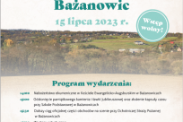 Plakat - Jubileusz 500 - lecia Bażanowic