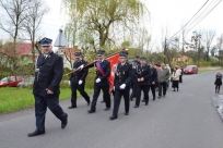 Przemarsz strażaków, fot. z archiwum OSP Leszna Górna