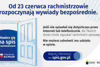 Od 23 czerwca br. rachmistrzowie spisowi rozpoczną wywiady bezpośrednie w Narodowym Spisie Powszechnym Ludności i Mieszkań 2021.