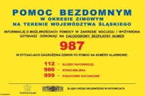 Plakat "Pomoc dla bezdomnych