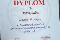 Dyplom dla OSP Kisielów