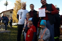 Drużyna MDP Goleszów III z wójtem Krzysztofem Glajcarem i organizatorem Przemysławem Sikorą