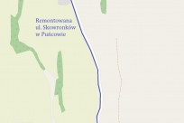 Remontowana ul. Skowronków w Puńcowie