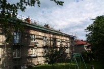 Blok w trakcie modernizacji, fot. Tomasz Lenkiewicz