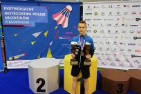 Michał Szczypka z trofeami, fot. Bartłomiej Pietryja