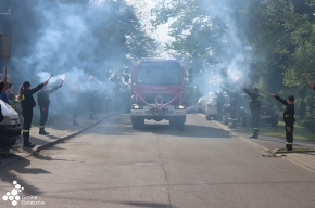 Powitanie nowego wozu ratowniczo-gaśniczego OSP Goleszów