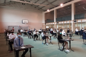Egzamin w goleszowskiej szkole